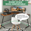 Computer Desk Workstation Corner L-Shaped Home Office Table PC Study Gaming Top
