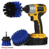 3pcs Cleaning Drill Brush Cleaner Combo Tool Kit Electric Drill Power Scrubber