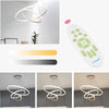 LED Pendant Light Ring Adjustable Lamp Ceiling Lights Decor Lighting Variable