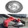 6" Trimmer Head Grass Strimmer Steel Wire Wheel Mower Weed Brush Cutter Outdoor