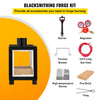 Gas Propane Forge Furnace Burner Knife Making Blacksmith Farrier Portable