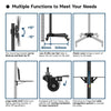 Mobile TV Cart Floor Stand Mount Home Exhibition Trolley for 23"-60" Television