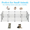 12Pcs Small Pet Pen Bunny Cage Dogs Playpen Fence Puppy Guinea Pig Bunny DIY New