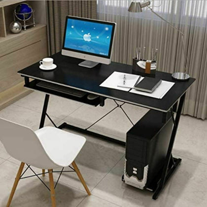 Computer Desk PC Gaming Laptop Table Home Office Workstation With Keyboard Tray
