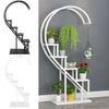 5 Tier Corner Plant Pot Stand Heart-shaped Flower Display Shelf Rack Holder Unit