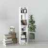 4 5 6 Tiers Bookcase Book Display Storage Unit Stand Shelf Home Office MDF White