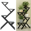 Stylish Metal Plant Stand Flower Pots Holder Display Shelf Rack Decor 4 Tier