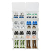 Portable Shoe Rack Organizer Tower Shelf Storage Cabinet DIY Modular Bookcase UK