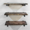 2pcs Wall Mounted Shelf Brackets Board Holder Support Storage Hanger Iron Hooks