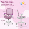 Kids Computer Desk Chair Swivel Mesh Children Task Study Chair Adjustable Height