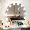 Hollywood Vanity Make Up Mirror with Lights 18-LED Tabletop Wall Metal 80x62cm