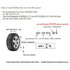 Spare Tyre Cover Wheel Cover Tyre Bag Space Saver For Car Motorhome Van Truck UK