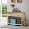 Lisbon Console Hallway Side Table 2 Drawers Shelf Desk Storage Furniture Cream