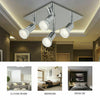 Adjustable Modern 4 Way Square Kitchen LED Ceiling Spot Lights Spotlight Fitting