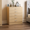 Modern Chest of Drawers Bedside Table Cabinet 5 Drawer Bedroom Storage Wood