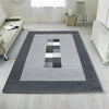 Black Grey Living Room Rugs Modern Small Large Geometric Rugs Long Hall Runners