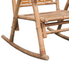 Bamboo Rocking Chair Wooden Garden Patio Furniture Living Room Outdoor Seater