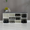 Shoe Bench Shoes Storage Rack Wooden Shelf Cabinet Seat Cushion Hallway Stand