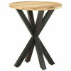 Industrial Side Table Rustic Solid Mango Wood Plant Stand Bedside Nightstand End