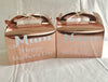 Personalised Mothers Day Gift Box Bag Present Rose Gold