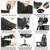 Luxury Massage Computer Office Desk Gaming Chair Swivel Recliner W/ Footrest UK