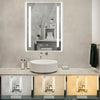 Illuminated Bathroom LED Mirror with Touch Control Sensor Demister RGB Lights