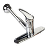 Modern Mono Kitchen Tap Dual Spout With Pull Out Spray Single Lever Chrome