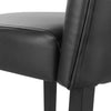 2/4 x Upholstered Velvet/PU Dining Chair Padded Seat Kitchen High Back Chair