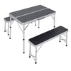 Camping Table 4 Seater Chair Bench Foldable Outdoor for Garden BBQ Party