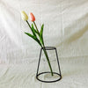 Creative Art Style Retro Iron Line Flowers Vase Metal Plant Holder -
