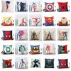 18" Marvel Pillow Case Super Hero Cushion Covers Sofa Cotton Linen Square Sofa