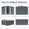 10 x 12ft Outdoor Garden Storage Shed Tool Storage Box for Backyard Patio