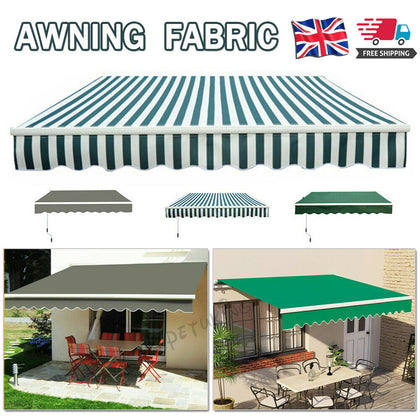 Garden Sun Shade Patio Awning Canopy Shelter Replacement Fabric Top Cover Frill