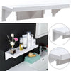 Plastic Bath Caddy Organizer Bathroom Shelf Wall Storage Tablet/IPAD Holder Rack
