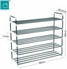 KNIGHT METAL SHOE RACK, 5 TIER METAL SHOE RACK, METAL SHOE ORGANISER 5 TIER