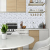 Self-adhesive 3D Wall Stickers Wallpaper Faux Mosaic Tile Stickers Kitchen Decor