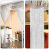 Glitter String Door Curtain Fly Screen Panel Doorways Divider Decorative 1M x 2M