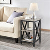 3 Tier Side Table, Bedside Table,Coffee Snack Table for Living Room/Bedroom,G