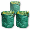 1/2/4Pc Large Round Garden Waste Bags Heavy Duty Reinforced Refuse Storage Sacks