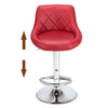 2Pc Bar Stools PU Leather Kitchen Swivel Gas Lift Stools Breakfast Pub Chairs UK