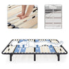 Mondeer Double Bed Frame Bed Base Wooden Slats Metal Supporting Structure 190cm