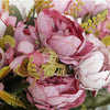 Small Peony Home Wedding Bouquet Decoration Fake Flower Artificial Flowers
