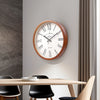 Wall Clock Illuminated / Solid Numerals Silent Retro Chic Decor 12-13inch Clocks