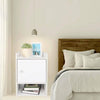 Small Bedside Table Cabinet Shelving Nightstand Storage Furniture Shelf Cupboard