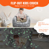 VEVOR Fold-out Kids Sofa Glow-in-the-Dark Kids Couch Children Convertible Sofa