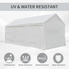 Heavy Duty Marquee 6x3m Waterproof Tent Garden Car Port Parking Party Gazebo