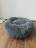 M-XL Soft Plush Comfy Calming Dog Bed Self-Warming Fluffy Anti Anxiety Donut Bed