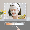 Hollywood Vanity Make Up Mirror with Lights 18-LED Tabletop Wall Metal 80x62cm