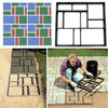 Garden Path Maker Slabs Mould DIY Patio Concrete Cement Reusable Paving Mould