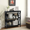 3 Tier Storage Shelf Hallway Console Table Display Stand Bookcase Shelving Unit